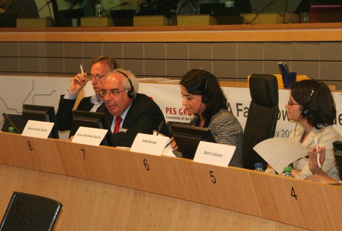 Areces, Durante Su Intervención En Bruselas