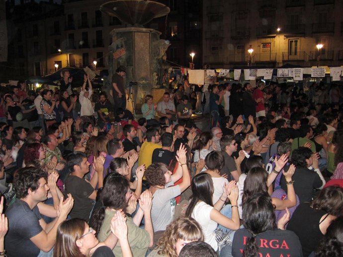 Sentada De 'Indignados'