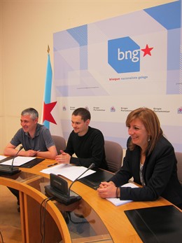 Rueda de prensa del BNG sobre una iniciativa sobre los toros.