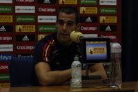 Fútbol/Selección.- Negredo: "Estoy con muchísimas ganas de hacerlo bien y no volver a salir de aquí"