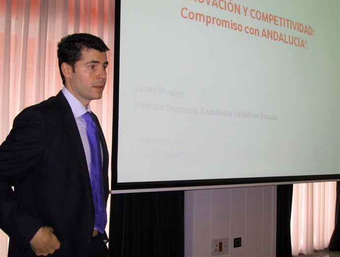 El Director Territorial De Vodafone En Zona Sur, Javier Álvarez.