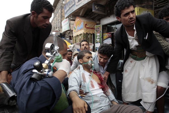 Heridos En Las Protestas En Yemen