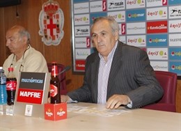 Alfonso García, En La Presentación De Los Abonos De La Próxima Campaña