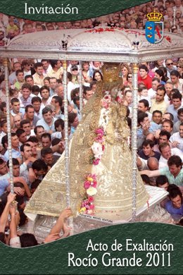 Cartel Del Acto De Exaltación Del Rocío Grande. 