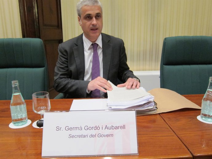 Germà Gordó, Secretario Del Govern De La Generalitat