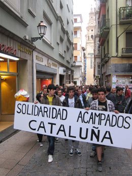 Indignados De Logroño Se Solidarizan Con Desalojo Cataluña