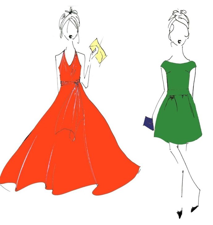 Bocetos De Vestidos De Kookaï