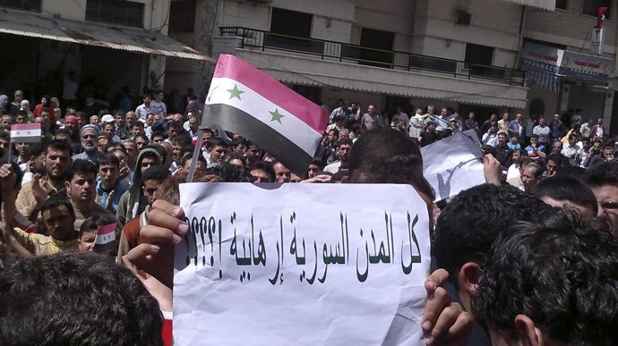Protestas En Siria