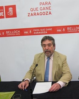 El Candidato Del PSOE A La Alcaldía De Zaragoza, Juan Alberto Belloch