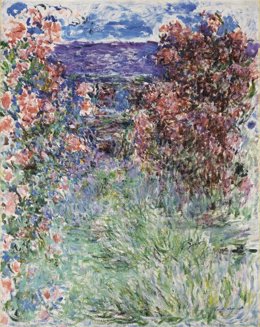 'La Casa Entre Las Rosas', De Monet