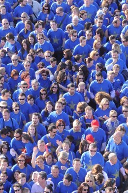 'Marea Azul' De Cordobeses En Favor De La Capitalidad Cultural