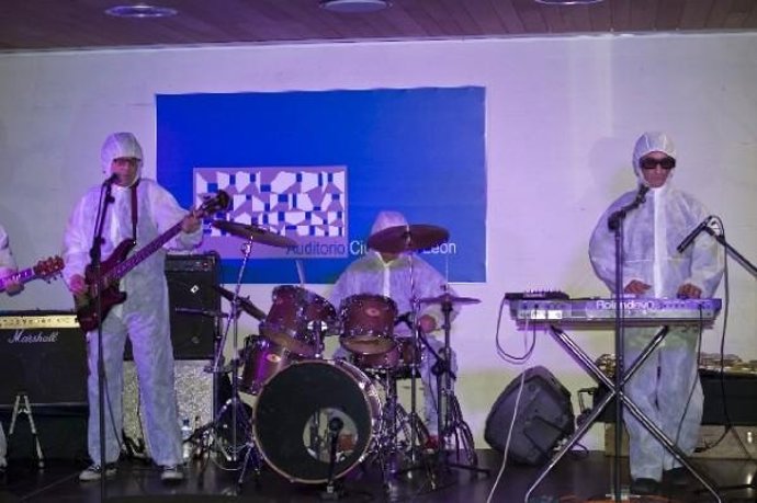 'Los Positivos' En Una De Las Actuaciones En El Auditorio Ciudad De León.