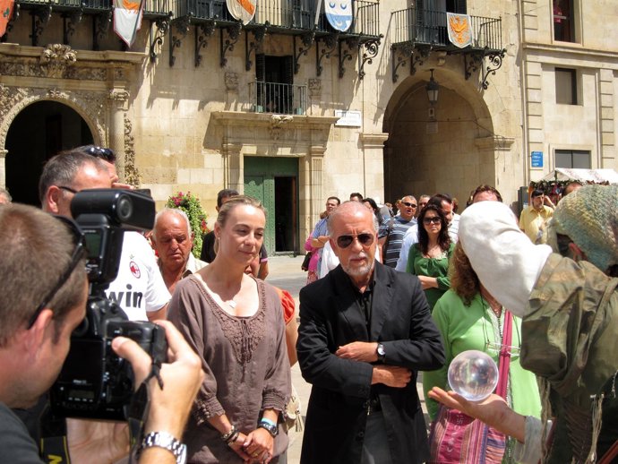 Castedo Y Miguel Valor En La Inauguración Del Mercado Medieval