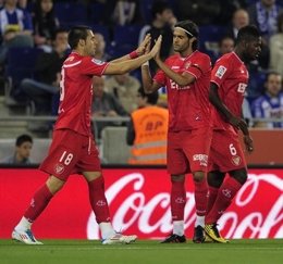Sergio Sánchez, En Un Partido Del Sevilla