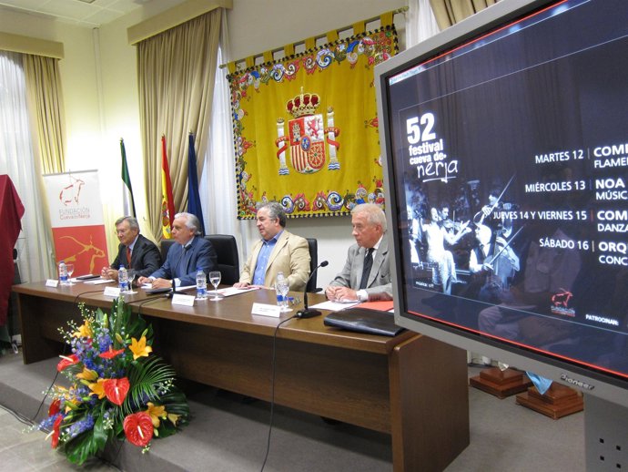 Presentación De La 52 Edición Del Festival Cueva De Nerja
