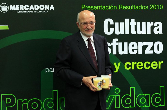 El presidente de Mercadona, Juan Roig.