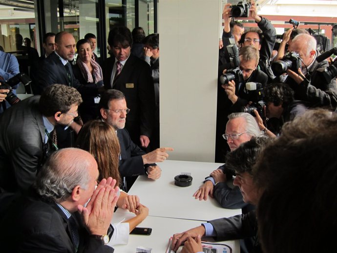 Mariano Rajoy A Su Llegada A La XXVII Reunión Del Círculo De Economía