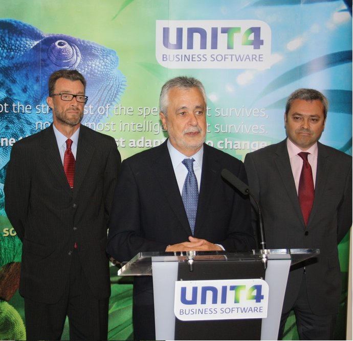 El Presidente De La Junta, José Antonio Griñán, Inaugura Unit4