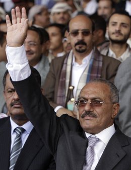 El Presidente Yemení, Alí Abdulá Salé