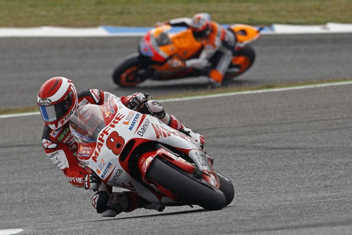 El Piloto Del Mapfre Aspar Team, Héctor Barberá, (Ducati)