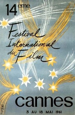 Cartel Del Festival De Cannes De 1961