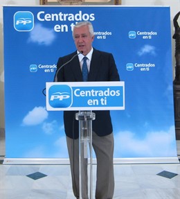 El presidente del PP-A, Javier Arenas