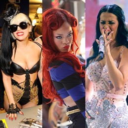 Montaje Lady Gaga, Rihanna Y Katy Perry