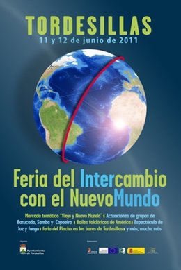 Cartel De La Feria Del Intercambio Con El Nuevo Mundo