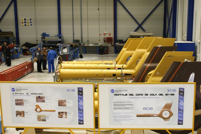 Fabricación de helicópteros en el Parque Aeronáutico y Logística de Albacete