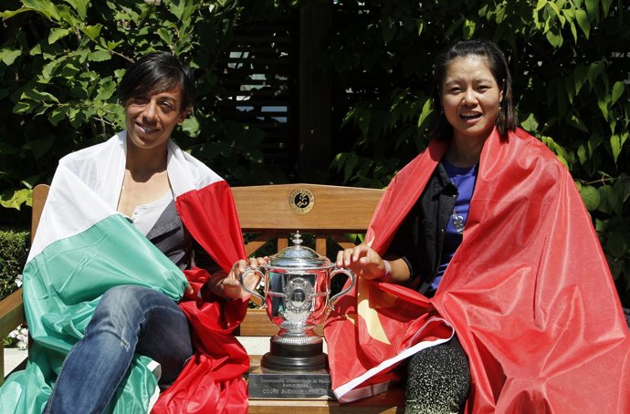 Francesca Schiavone Y Na Li En Roland Garros 2011