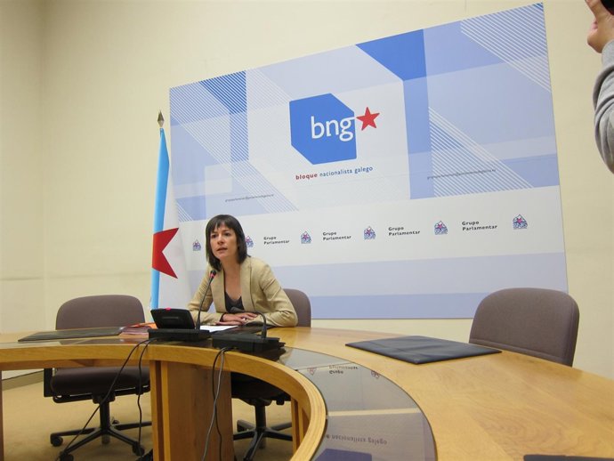 Ana Pontón, Viceportavoz Del BNG, En Rueda De Prensa