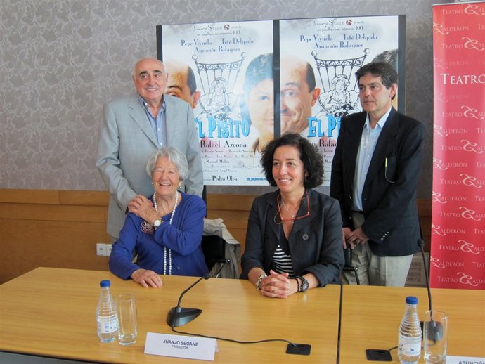 Asunción Balaguer Y Juanjo Seona, Junto A Mercedes Cantalapiedra Y Viteri