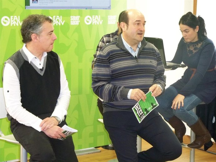Iñigo Urkullu y Andoni Ortuzar.