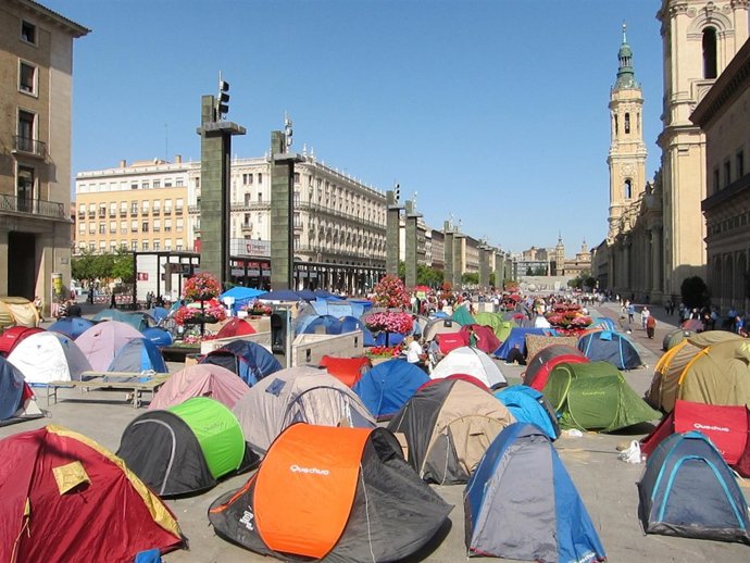 Acampada Zaragoza 15M