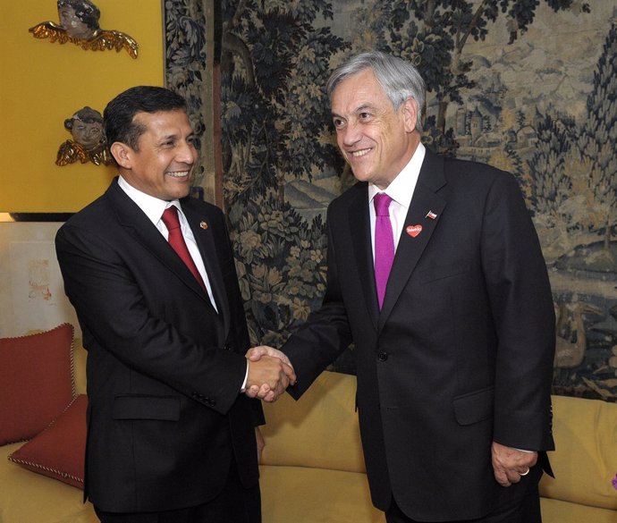 Ollanta Humala Con El Presidente Chileno, Sebastián Piñera.
