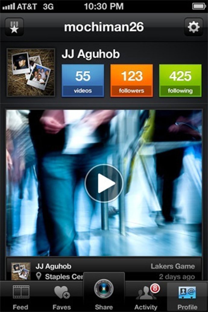 Aplicación Viddy Desde Itunes