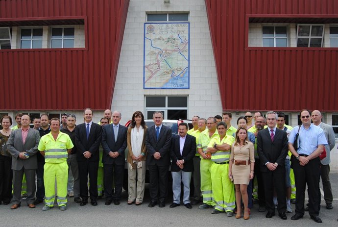 Delegado Con Trabajadores Carreteras