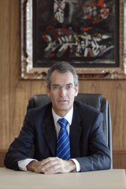 El Presidente De Caixa Laietana, Josep Ibern