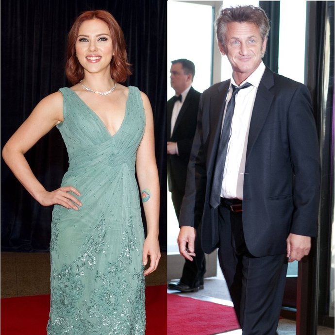 Montaje De Scarlett Johansson Y Sean Penn