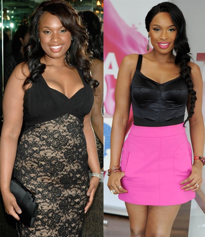 Montaje Jennifer Hudson Antes Y Después De Adelgazar