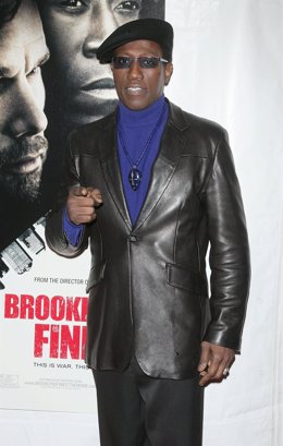 Wesley Snipes Posando En Un Photocall