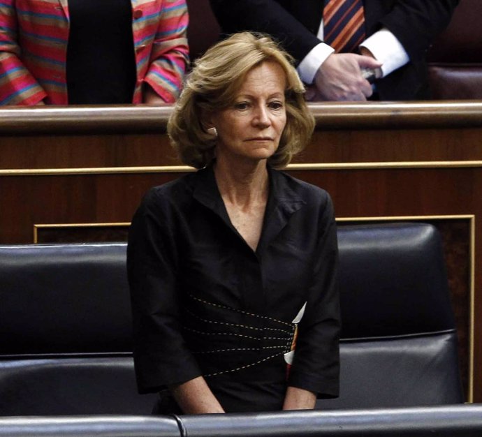 Elena Salgado, En El Pleno Del Congreso