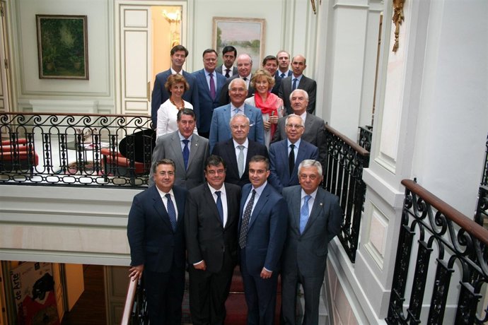 Consejo Asesor De BBVA Con El Consejero Delegado Del Banco, Ángel Cano