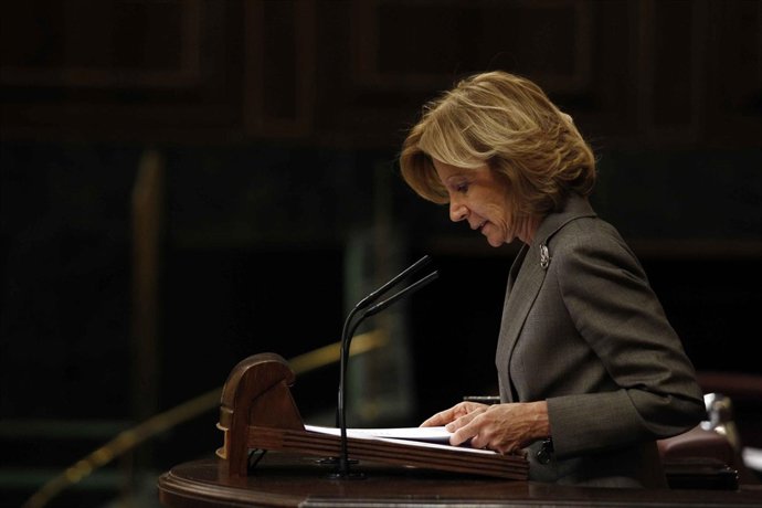 Elena Salgado, Desde La Tribuna Del Congreso