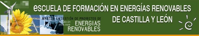 Cabecera De La Escuela De Energías Renovables De Castilla Y León