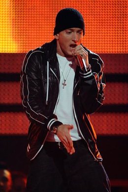 El rapero Eminem en un concierto