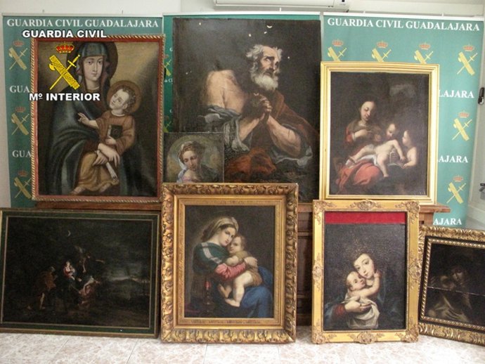 Obras Recuperadas Tras Su Robo En Pastrana
