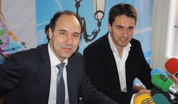 Diego e Iván González, candidato PP de Castro