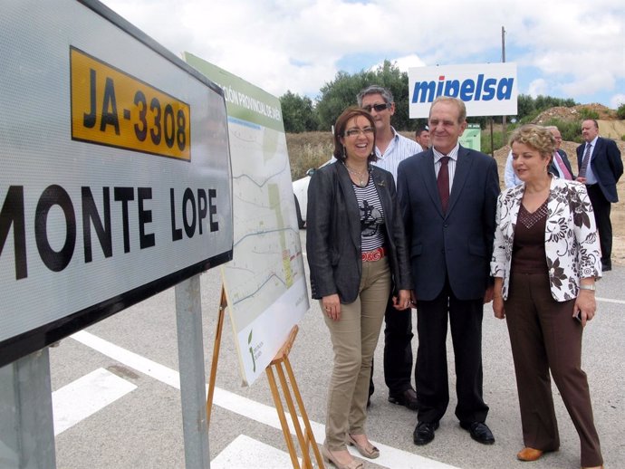 Inauguración De Un Tramo De La Vía Entre Martos Y Monte Lope Álvarez (Jaén).