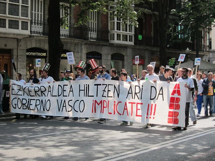 Manifestación De ABB Galindo